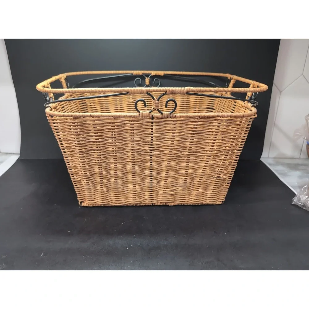 Princess House Casual Home Large Storage Basket, BASTLG, Home Decor Organization